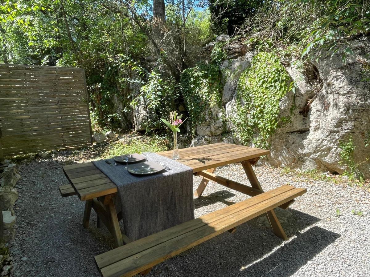 Les Chalets De Labeaume Exterior foto